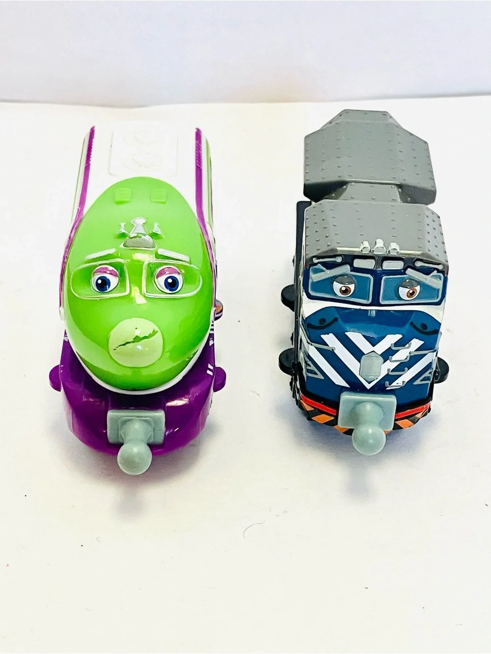 Chuggington Zack & Koko Die Cast Trains Lot(2) Tomy Vintage Minor Wear